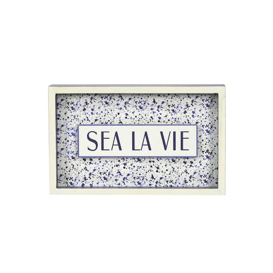 8.5&#x22; Sea La Vie Block Tabletop Sign by Ashland&#xAE;